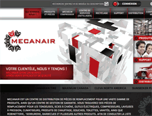 Tablet Screenshot of mecanair.net